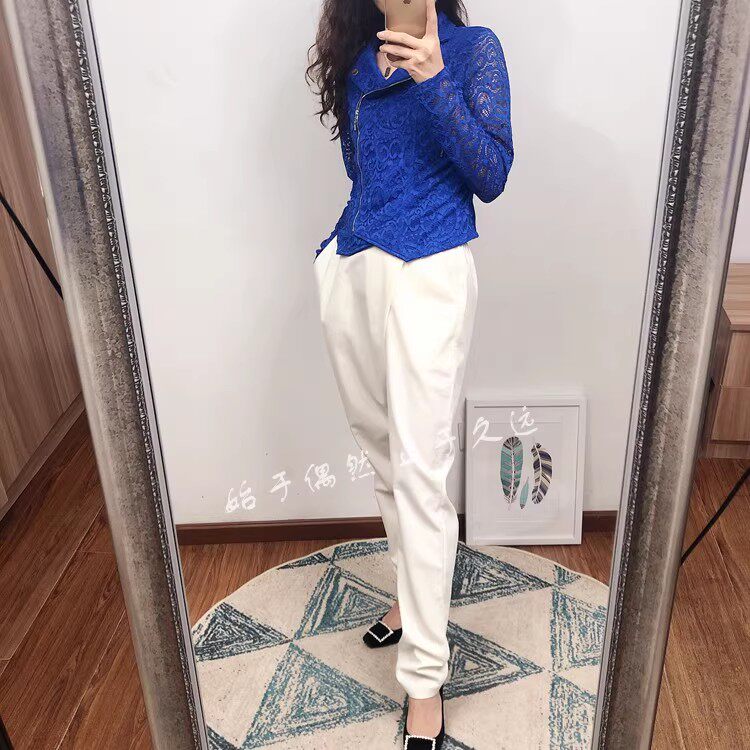 2026春季 小众情结 执迷色彩明艳动人简约帅气蕾丝夹克短外套女装