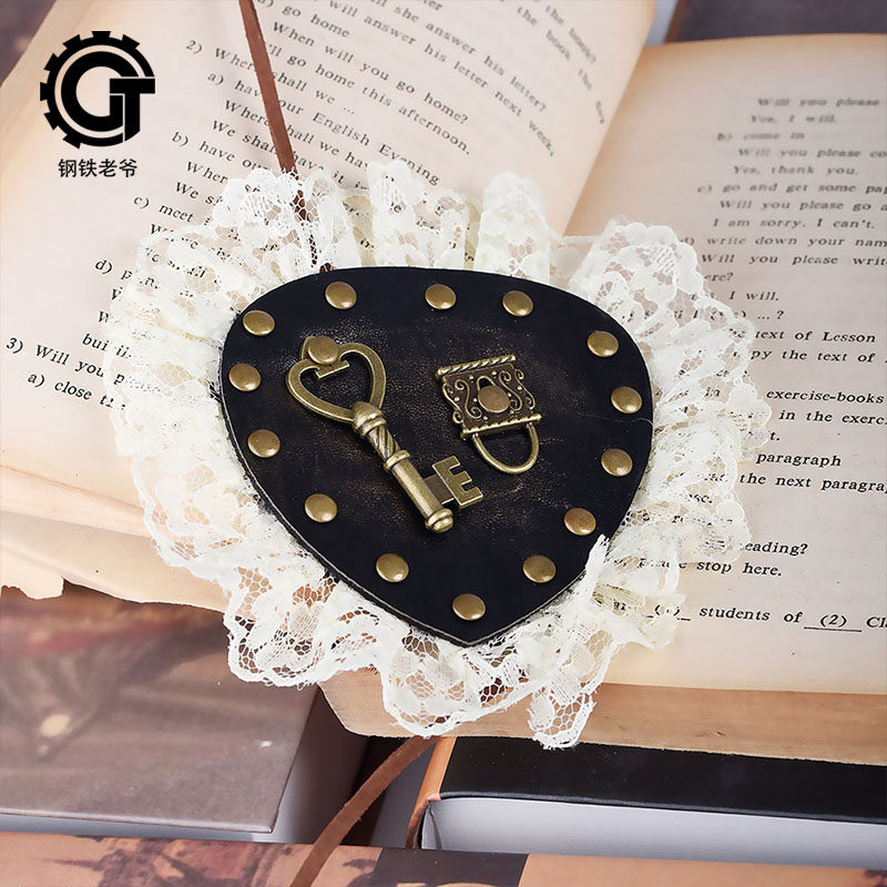 钢铁老爷派对cos蒸汽朋克齿轮海盗船长复古齿轮独眼眼罩女万圣节