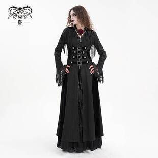 Devil Fashion恶魔时尚女装哥特长款大衣 CT24701