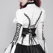 哥特暗纹提花腰封 AS227