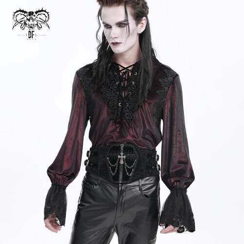 Devil Fashion恶魔时尚哥特暗黑男装腰带束腰宫廷绅士腰封AS205