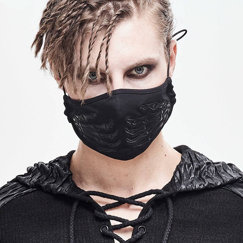 万圣节哥特朋克颓废风装饰面罩外出旅行防护口鼻防晒防尘防紫外线,居家日用,防护面具/罩,淘宝优惠券,粉丝福利购,淘宝优惠卷