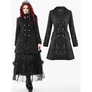 DARK IN LOVE哥特女装 提花天鹅绒外套JW299
