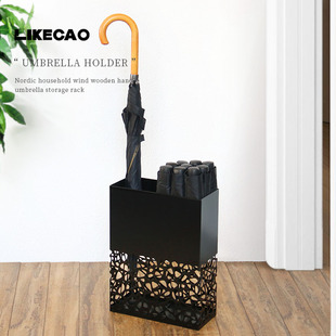 门口放伞架家用雨伞收纳架入户雨伞收纳桶likecao时尚雨伞收纳