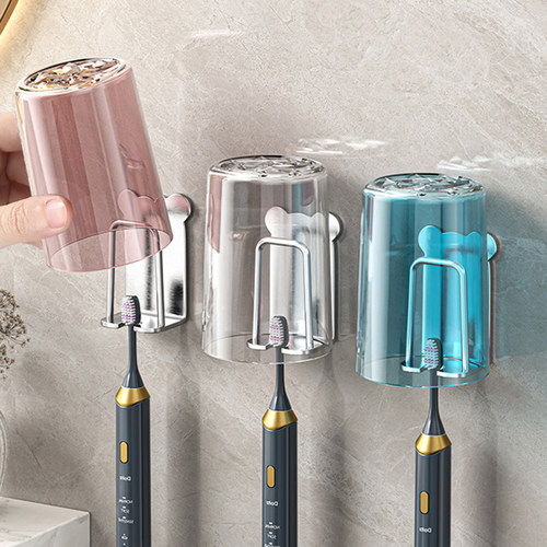 免打孔壁挂式牙刷置物架