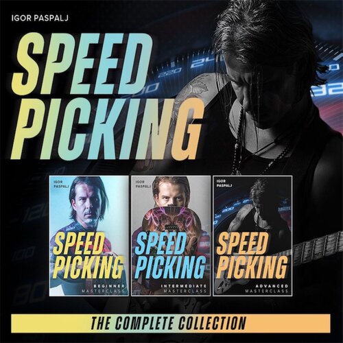 Speed Picking Masterclass BoxSet Igor Paspalj 3套JTC吉他速弹