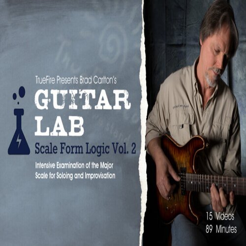 TrueFire Guitar Lab Scale Form Logic Vol.2 Brad Carlton +音
