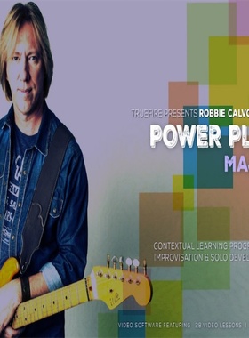 TrueFire Power Play Major Robbie Calvo 吉他大调音阶即兴创作
