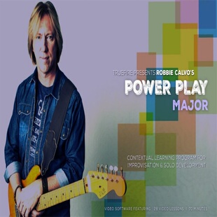 TrueFire Power Play Major Robbie Calvo 吉他大调音阶即兴创作