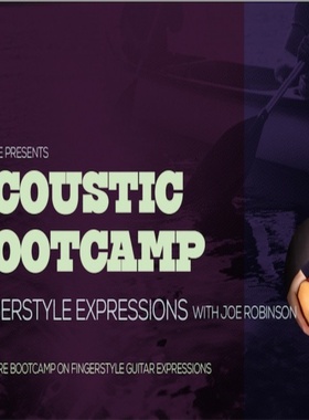 TrueFire Acoustic Bootcamp Fingerstyle Expressions Joe Robin
