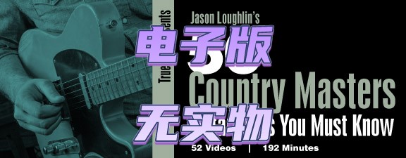 TrueFire 50 Country Masters Guitar Licks Jason Loughlin乡村