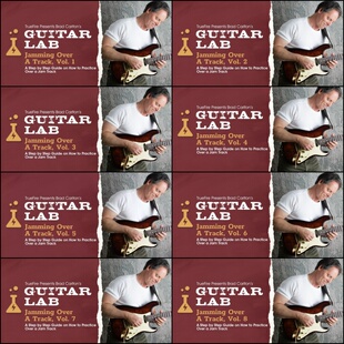 TrueFire Guitar Lab Jamming Over A Track Brad Carlton 8套+音