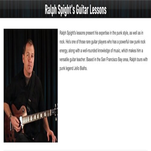 GuitarTricks Ralph Spight Guitar Lessons 摇滚吉他教程+音视谱