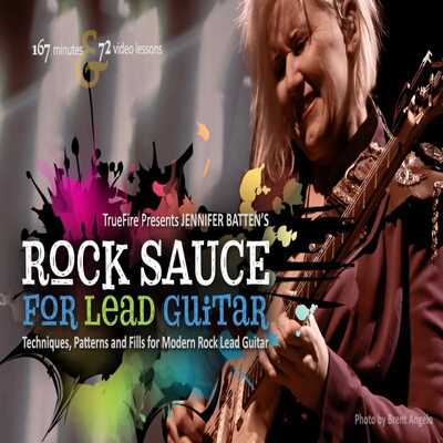 TrueFire Rock Sauce for Lead Guitar Jennifer Batten 主音吉他