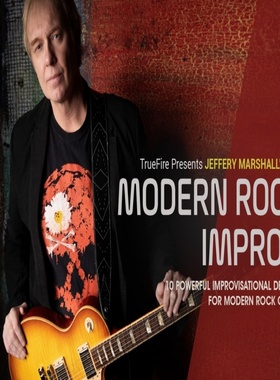 TrueFire Modern Rock Improv Jeffery Marshall 摇滚吉他即兴+音