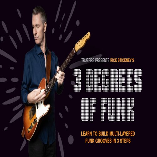 TrueFire 3 Degrees of Funk Rick Stickney 放克吉他律动+音视谱