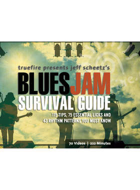 TrueFire Blues Jam Survival Guide Jeff Scheetz布鲁斯即兴指导