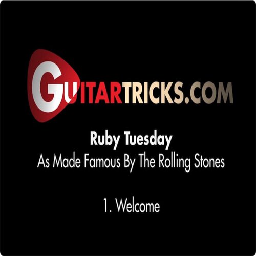 How to Play Ruby Tuesday The Rolling Stones 吉他教程+伴视谱