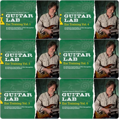 TrueFire Guitar Lab Ear Training Brad Carlton6套吉他练耳教程