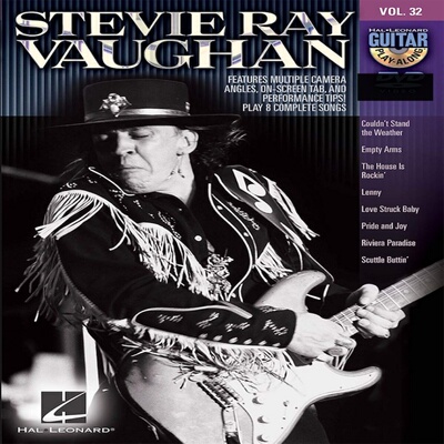 Guitar Play Along Vol.32 Stevie Ray Vaughan SRV吉他独奏教程