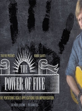 TrueFire The Power of Five Robbie Calvo 吉他五声音阶即兴演奏