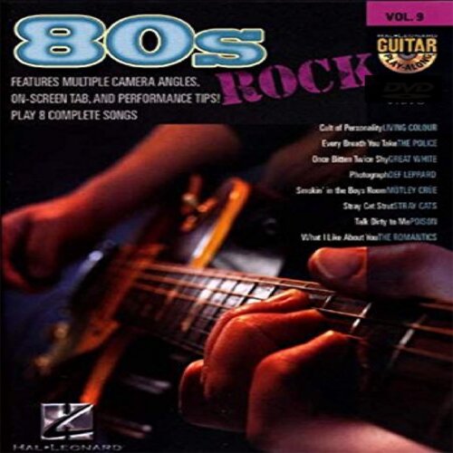 Guitar Play Along Vol.09 80s Rock Solo80年代摇滚吉他独奏教程