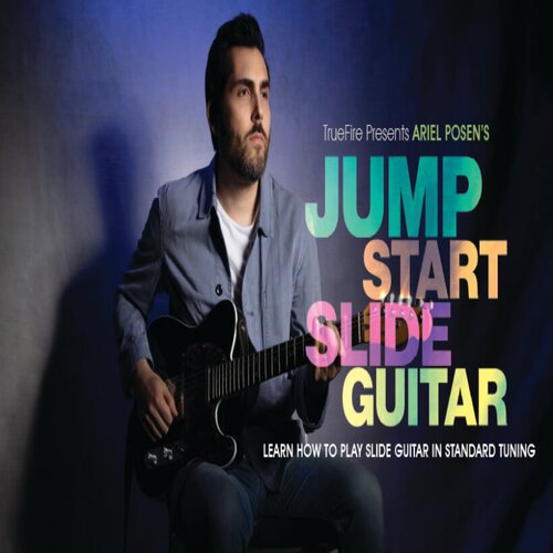 TrueFire Jump Start Slide Guitar Ariel Posen 滑音滑棒吉他