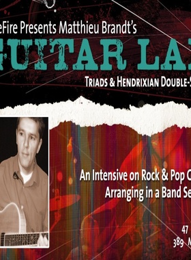 TrueFire Triads Hendrixian Double Stops Matthieu Brand 吉他