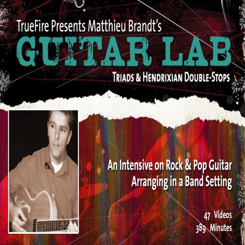 TrueFire Triads Hendrixian Double Stops Matthieu Brand 吉他