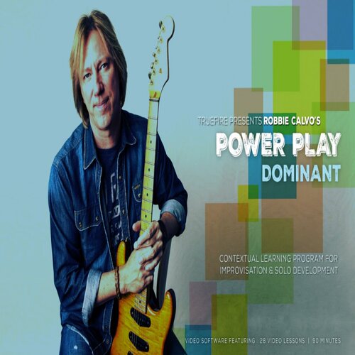 TrueFire Power Play Dominant Robbie Calvo 吉他属音阶即兴技巧