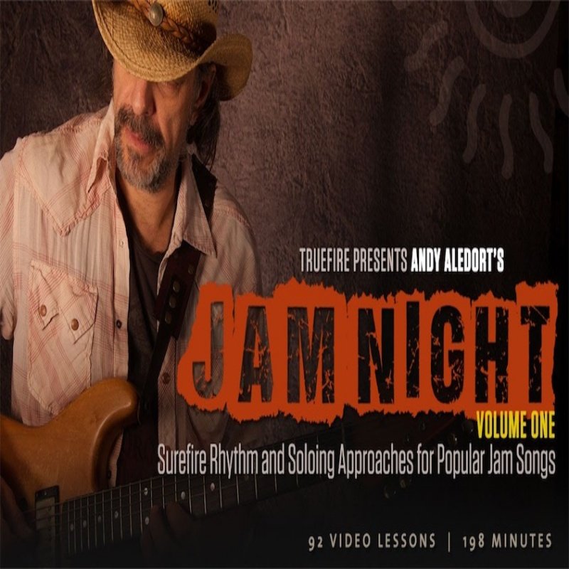 TrueFire Andy Aledort Jam Night Vol.1 流行歌节奏和独奏方法