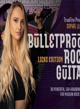 TrueFire Bulletproof Rock Guitar Licks Edition Sophie Lloyd