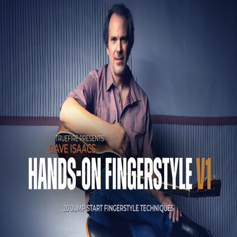 TrueFire Hands On Fingerstyle Vol.1 Dave Isaacs指弹吉他+视谱