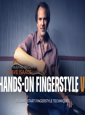TrueFire Hands On Fingerstyle Vol.1 Dave Isaacs指弹吉他+视谱