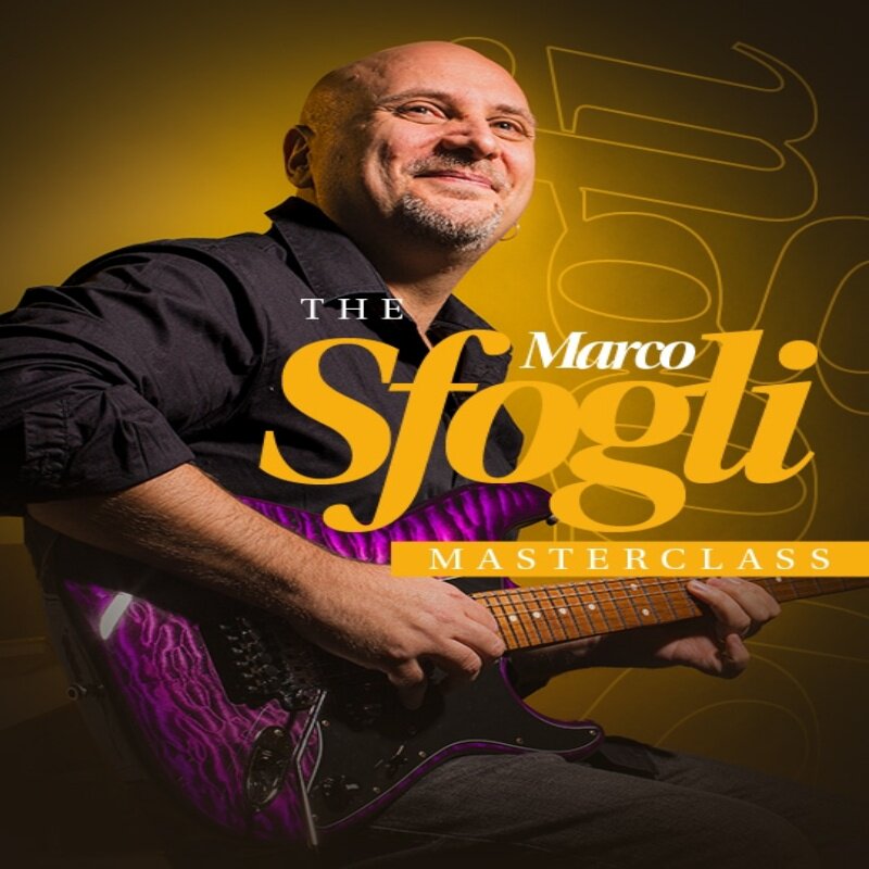 The Marco Sfogli Masterclass JTC吉他连奏交替拨弦点弦+音视谱