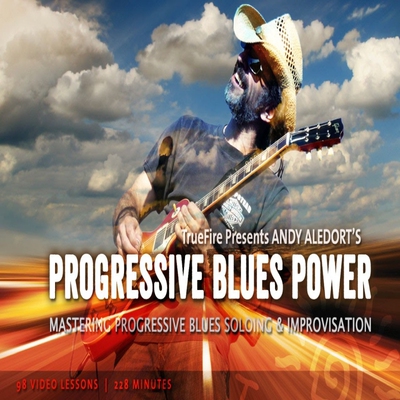 TrueFire Progressive Blues Power Andy Aledort 前卫布鲁斯吉他