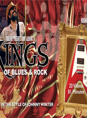 TrueFire Kings of Blues Rock Vol1 Johnny Winter Andy Aledort