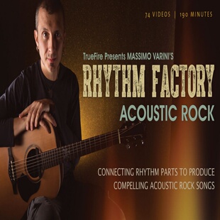 Massimo TrueFire Varini原声摇滚 Rock Acoustic Rhythm Factory