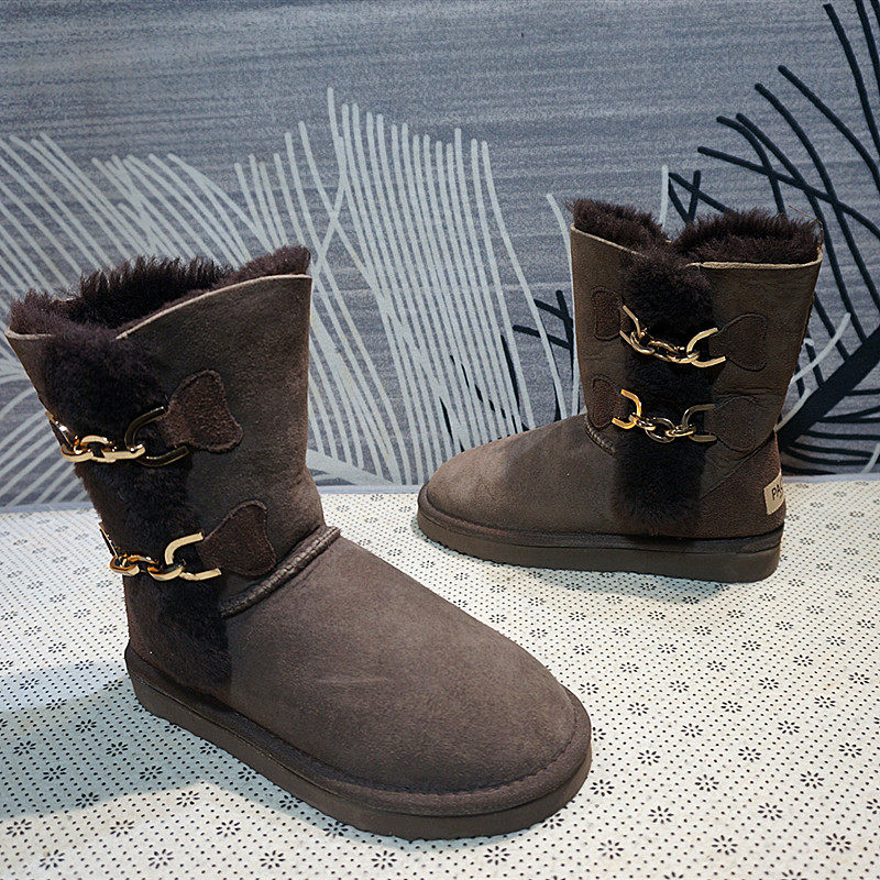 孤品 断码超值 真皮羊毛女士雪地靴（看详情说明）26-4,女鞋,时尚雪地靴,淘宝优惠券,粉丝福利购,淘宝优惠卷