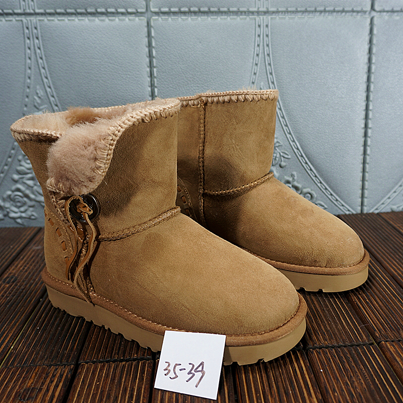 3435码样板福利真皮羊毛