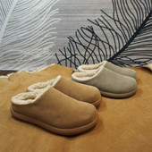 样板处理真皮羊毛女士雪地靴牛皮羊毛保暖靴平跟25 看说明