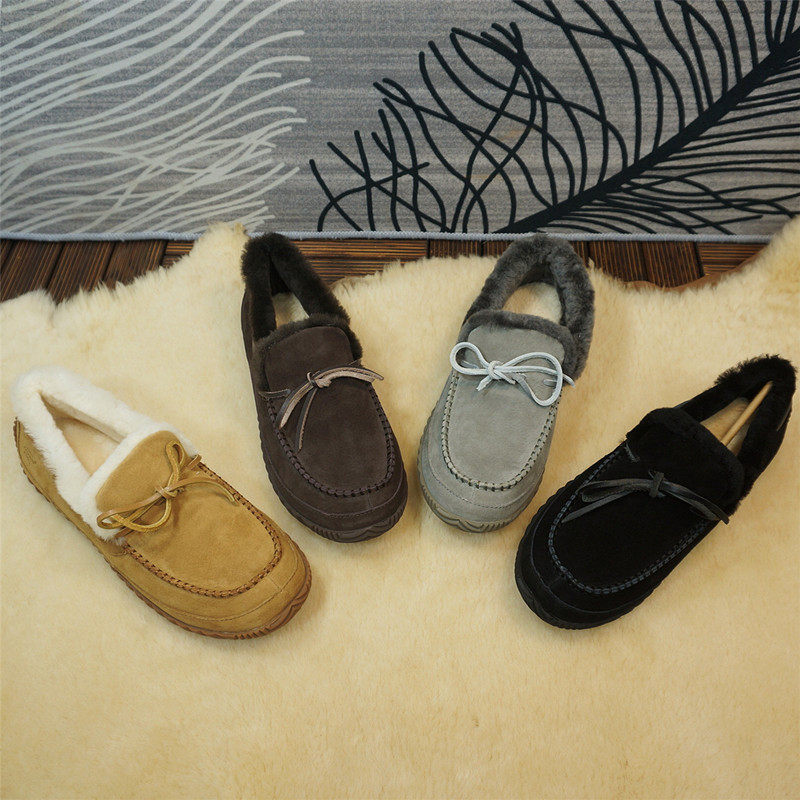 秋冬新款真皮头层牛皮羊毛男士休闲鞋套脚保暖舒适男靴雪地靴1-22,流行男鞋,时尚休闲鞋,淘宝优惠券,粉丝福利购,淘宝优惠卷