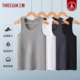 薄款 运动汗衫 青年背心 夏莱卡弹力新疆棉跨栏男士 三枪背心男夏大码