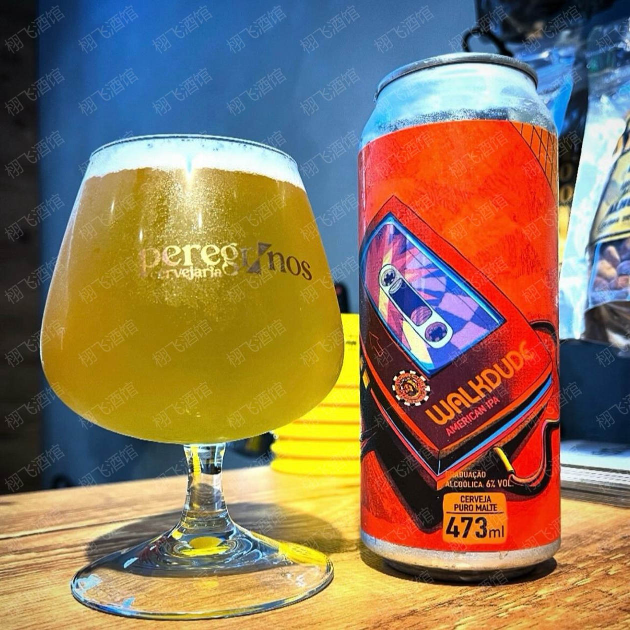 满4罐包邮巴西进口精酿啤酒兄弟酿造漫步侠美式浑浊IPA罐装啤酒