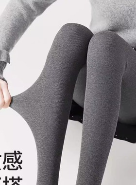 【李夫人粉丝专享】竖条纹棉打底裤25701