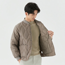 棉衣内胆初高中生内穿棉袄 长袖 秋冬羽绒棉立领棉服外套男士 轻薄款