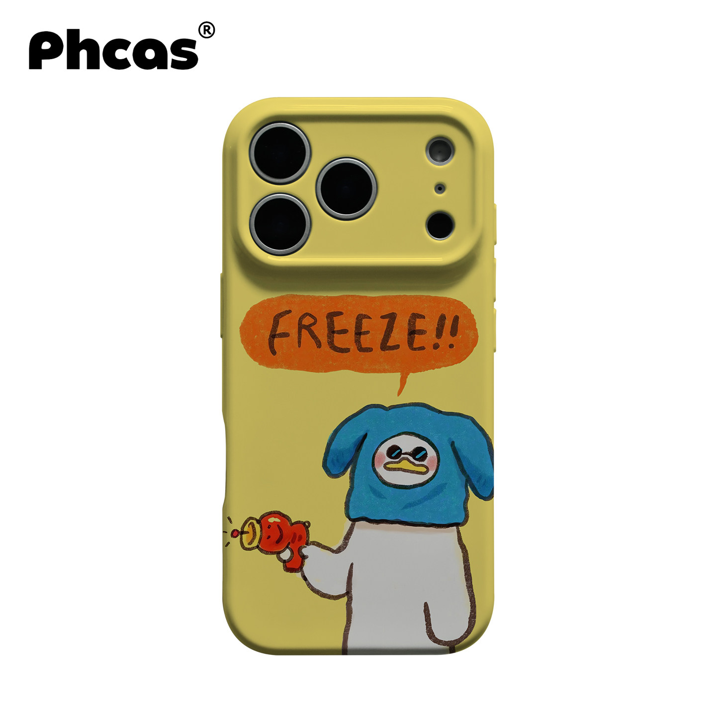 抢劫鸭 适用苹果华为小米手机壳iPhone17ProMax全包镜头精孔软壳16pro硬壳15防摔保护套14趣味可爱搞怪小鸭子