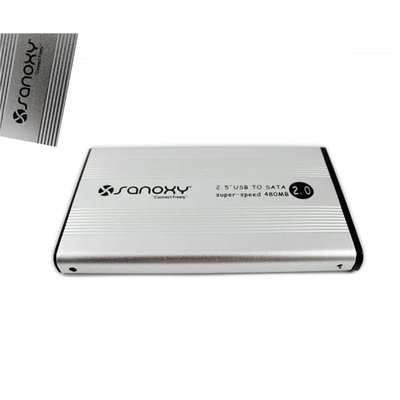 SANOXY-DSV-2.5HDD-SATA-SLV【SANOXY EXTERNAL DATA ST