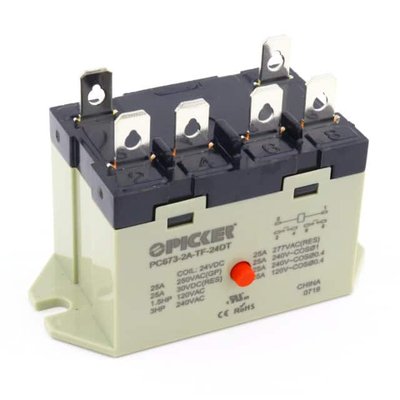 PC673-2A-TF-24DT【25A DPST POWER RELAY 24VDC】