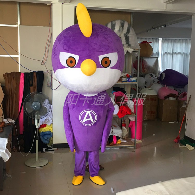 燕子卡通人偶服装动漫动物雨雁海鸥演出服毛绒成人行走头套玩偶服